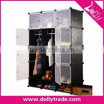 Factory Wholesale Clothes Plastic Storage Cabinet