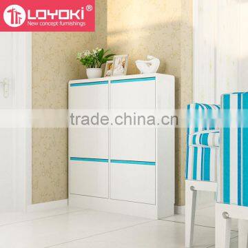 Wooden Shoe Storage Cabinet Design MDF Cabinet With 3 Drawer Fashion Morden Home Furniture for Living Room Shoe Storage photo-2
