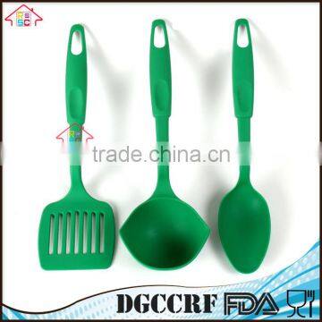NBRSC High Heat Resistant Nylon Utensil Set of 3 Kitchen Cooking Tools Ladle Slotted Turner Spoon photo-6