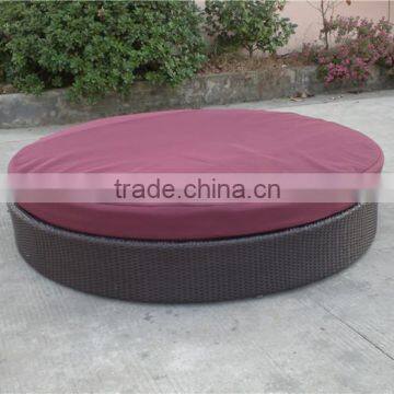 Cheap Outdoor Rattan Round Bed photo-4