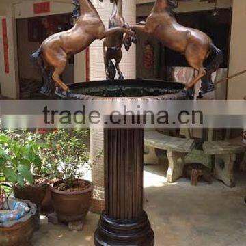 bronze horse statue water fountain for decor