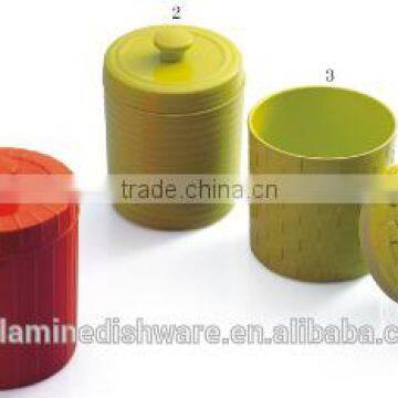 Solid Color Melamine Tea Cup Melamine Cup with lid