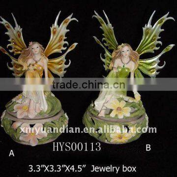 Flower Fairy Jewelry Box Home Decoration