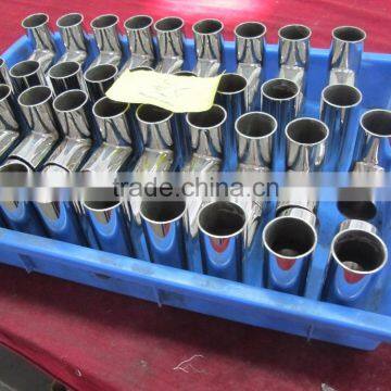 Stainless Steel Hose Pipe Connectors, Three Way Handrail Connector photo-2