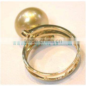 Gold Ring With South Sea Pearl photo-4