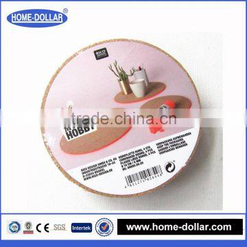 OEM custom size printed factory directly manufactrue natural promotional round cork coasters cup pad