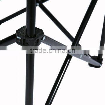 Folding Steel Frame Quailted Fabric Coloful Camping Moon Chair photo-5