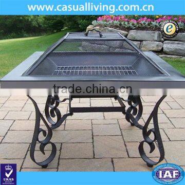 Outdoor 33-Inch Fire pit with Grill