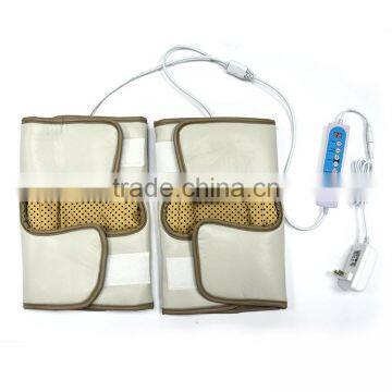 leather massage heat knee pad with tempeture and time controller