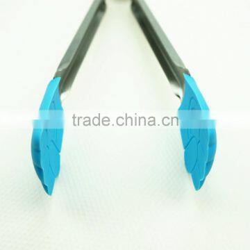 14026 Hand Shape Silicone Kitchen and Barbecue Grill Tongs Cooking Stainless Steel Handle Food Tong photo-3