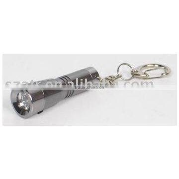 77374 aluminium LED torch with keychain