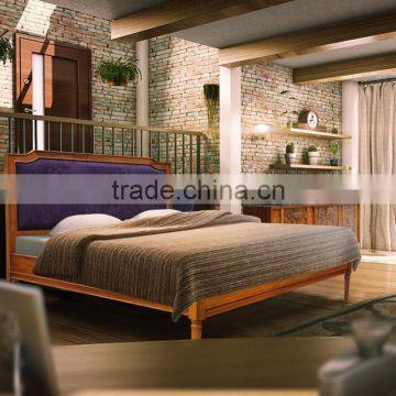 BED CLASSIC TEAK WOOD