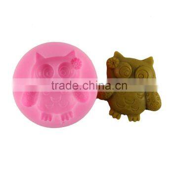 Liquid Silicone 3D Fondant Cake Decoration Mold Real Food Grade Silicone Baking Owl 1688 Agent photo-2