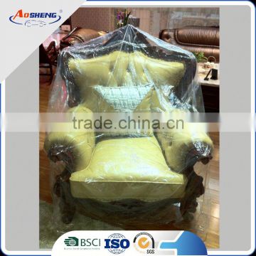 Self Stand up three-dimensional box chair cover packaging film