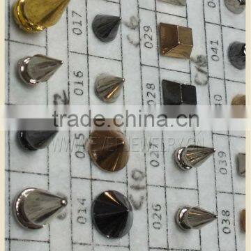 Strass metal hot fix,Metal studs trim,Metal stud for clothing