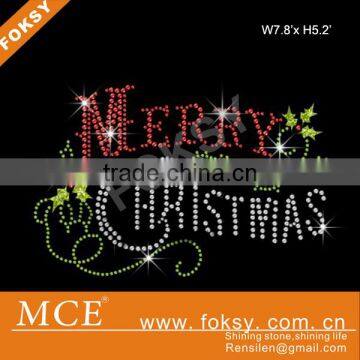 Rhinestone Christmas Transfer,rhinestone Transfer Motif