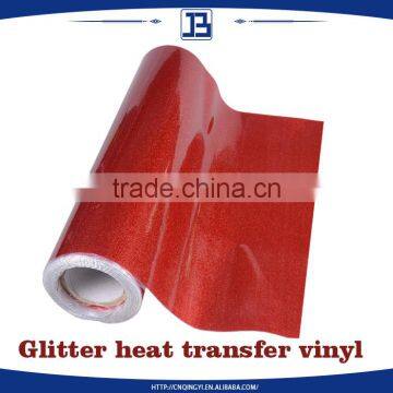 Popular best selling glitter heat transfer vinyl for garment