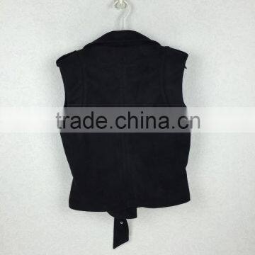 Custom Design Premium Quality Trendy Women Black Short Vest photo-2