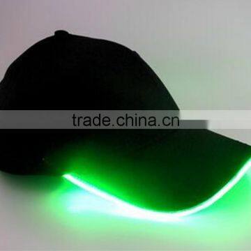 Baseball Cap With Built-In Led Light High Quality Fashion 6 Panel Cotton Custom photo-2