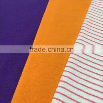 High quality combed cotton knitting single jersey fabric for kids