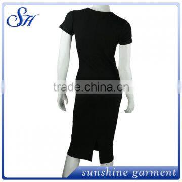 Classical Summer Dress Casual Women Dress 92%Polyester 8%Spandex photo-2