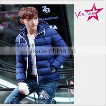 Navy Winter Jacket Padding Jacket Wholesale Custom Jacket