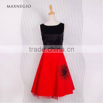 Maxnegio Latest Formal Pattern High Quality Guangzhou Bridesmaid Petite Dress photo-4
