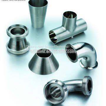 Sanitary Stainless Steel Pipe Fitting,3A/DIN/SMS/ISO /BS Standards