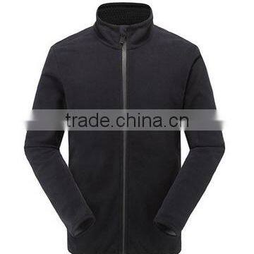 China Oem Good Quality Cheaper Customized Designs Polar Fleece Jackets Wholesale Contrast Color Stand Collar Jackets photo-2