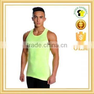 Mens Dri Fit Gym Vest, Slub Slim Fit Tank Top Design photo-2