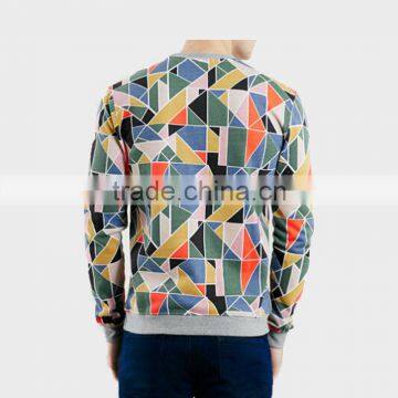 100% Cotton Geometry Men's Sweater photo-2