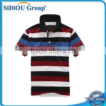 xxxl knit collars for stripe polo shirt