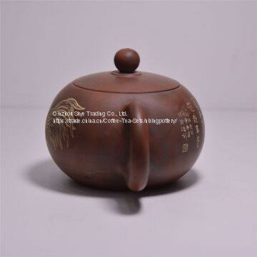 Wholesale OEM Ceramic Handmade Chicken Tea Kettle photo-4