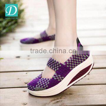 Women Casual High Sole Shoes 2016 Summer Fashion Breathable photo-2
