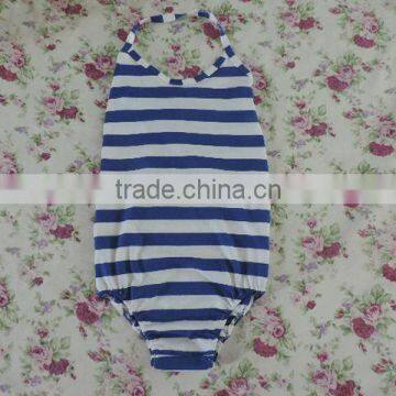 Persnickety Boutique Classical Stripe Toddlers Swimwear Swing Top One-piece Cotton Clothing Wholesale 2016 photo-2