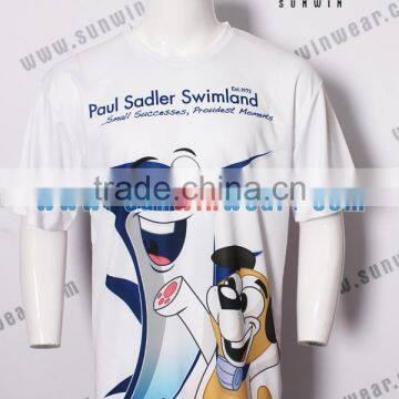 High Quality Polyester Plain Sublimated T-shirt for Summer photo-2