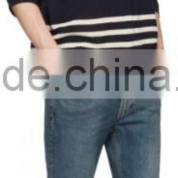 Men Wholesale Cheap Jeans Custom Fashion Blue Straight Ripped Denim Man Jean photo-5