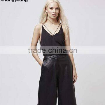 Most Fashionable Variety of Colors Strappy Plunge Cami Top photo-2