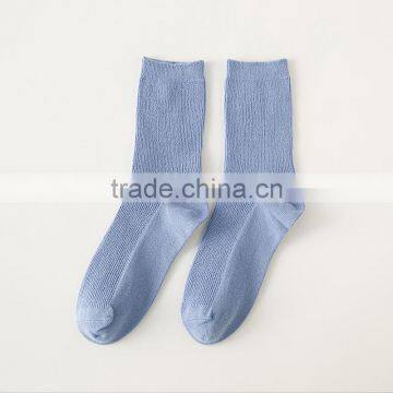 2016 hot sell product women socks beautiful candy color cotton tube socks/boat socks