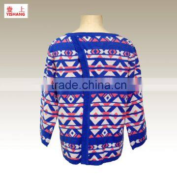 Jacquard Sweater 100%Acrylic Design for Women Sweater in the Spring photo-2