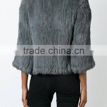 Shandao OEM Custom Winter Soft 3/4 Sleeve Fashional Luxury Fur Coat photo-4