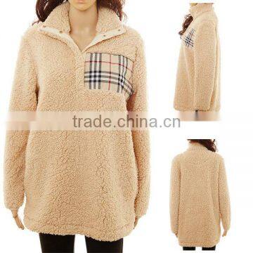 Wholesale Embroidery Women Winter Foldable Fur Jacket