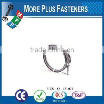 Made in Taiwan Stainless Steel Strong Stainless Steel Hose Clamps Thin Hose Clamp V Band photo-4