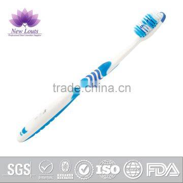 Custom colors of rubber handle toothbrush for hotel