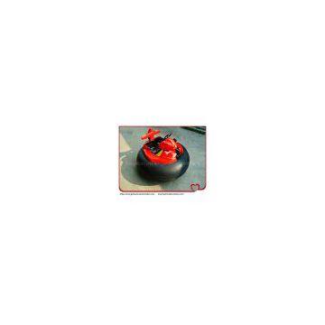 Inflatable amusement rides bumper car with various shapes