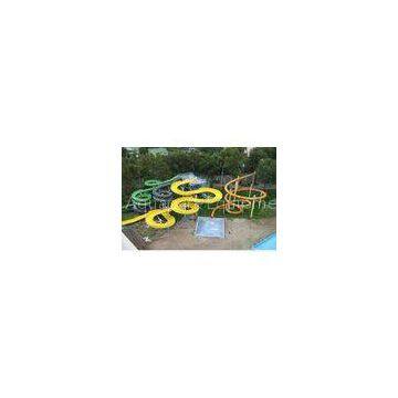 Commercial Outdoor Childrens 12m Fiberglass Water Slides Kit , Anti - UV