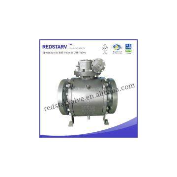 3PC Forged Steel Metal Seated Trunnion Ball Valve