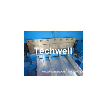 Steel Structure Floor Deck Roll Forming Machine for Roof Deck, Steel Tile TW-FD1250