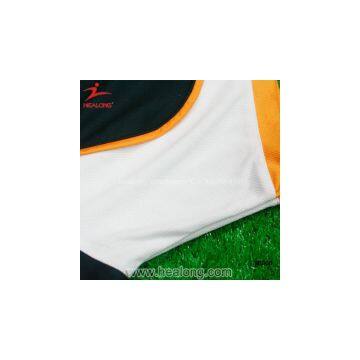 Royal Blue And Yellow Color Sublimation Rugby Jersey photo-3