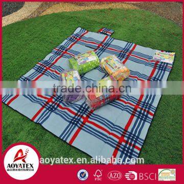 Hot selling washable polar fleece waterproof camping mat